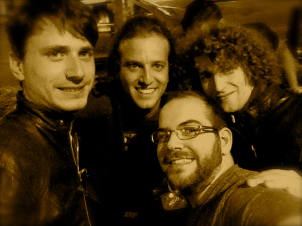 Pietro Dalmasso, Hugo Valentine, Mo Meyer and Myself